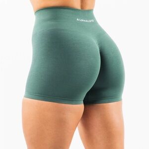 Alphalete Green Bike Shorts